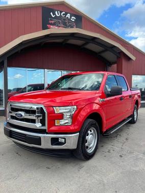 Red 2017 Ford F-150 XLT