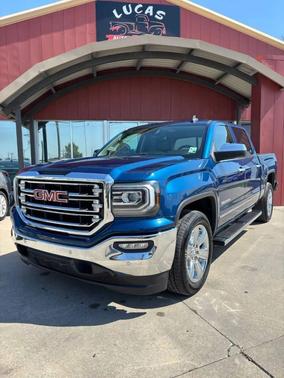 Stone Blue Metallic 2018 GMC Sierra 1500 SLT