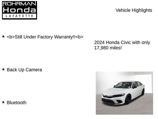 2024 Honda Civic Sport