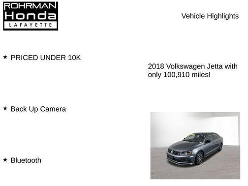 2018 Volkswagen Jetta 1.4T Wolfsburg Edition