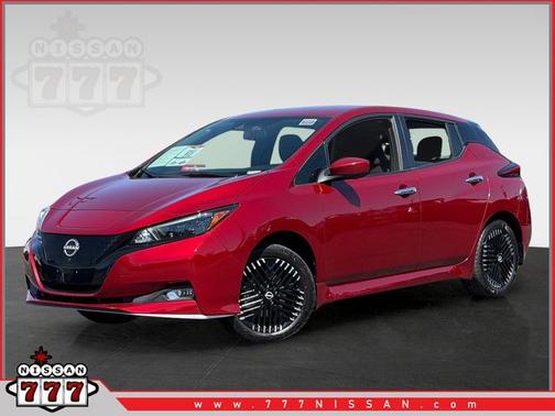 Scarlet Ember 2025 Nissan Leaf SV PLUS
