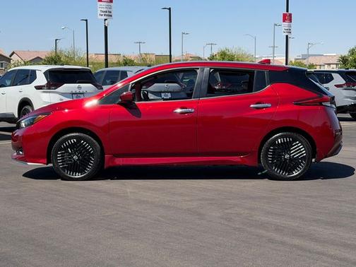 Scarlet Ember 2025 Nissan Leaf SV PLUS