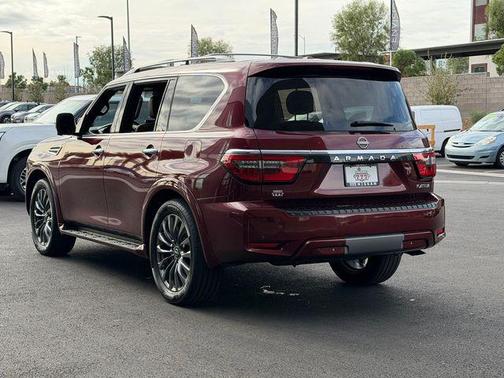 Coulis Red 2023 Nissan Armada Platinum