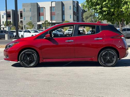 Scarlet Ember 2025 Nissan Leaf SV PLUS