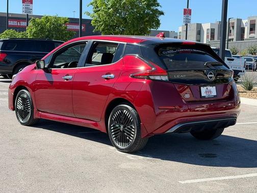 Scarlet Ember 2025 Nissan Leaf SV PLUS