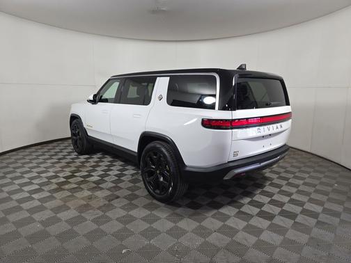 Glacier White 2024 Rivian R1S Adventure Quad Motor Large Pack