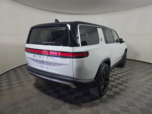 Glacier White 2024 Rivian R1S Adventure Quad Motor Large Pack