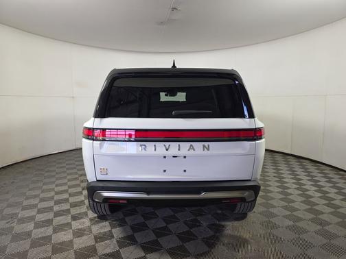 Glacier White 2024 Rivian R1S Adventure Quad Motor Large Pack