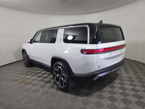 Glacier White 2024 Rivian R1S Adventure Quad Motor Large Pack