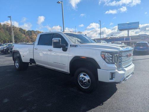 White Frost Tricoat 2022 GMC Sierra 3500 Denali