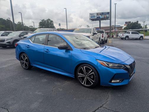 Electric Blue Metallic 2021 Nissan Sentra SR