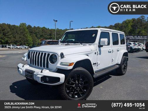 Bright White Clearcoat 2022 Jeep Wrangler Unlimited High Altitude 4x4
