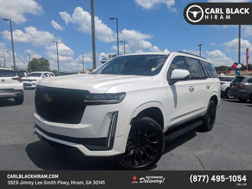 Crystal White Tricoat 2021 Cadillac Escalade Premium Luxury