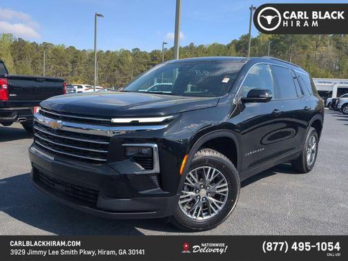 Mosaic Black Metallic 2024 Chevrolet Traverse LT