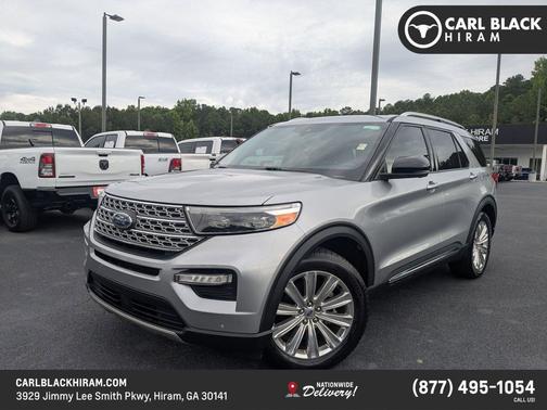 Iconic Silver Metallic 2021 Ford Explorer Limited