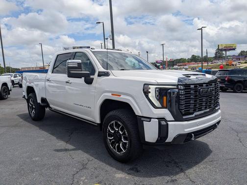 White Frost Tricoat 2024 GMC Sierra 3500 Denali