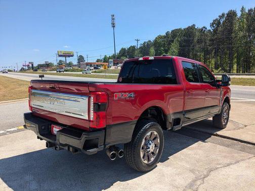 Rapid Red Metallic Tinted Clearcoat 2024 Ford F-250 King Ranch