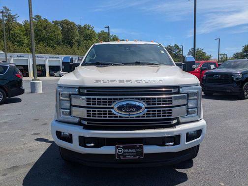 White Platinum Metallic Tri-Coat 2019 Ford F-350 Platinum