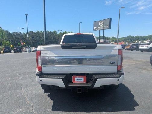 White Platinum Metallic Tri-Coat 2019 Ford F-350 Platinum