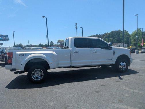 White Platinum Metallic Tri-Coat 2019 Ford F-350 Platinum