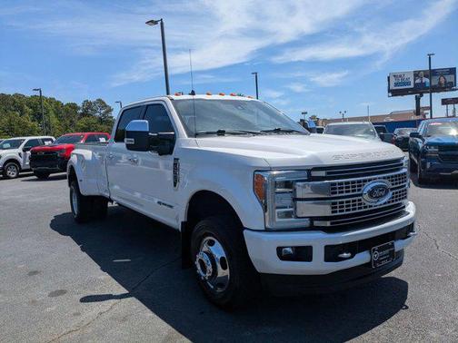 White Platinum Metallic Tri-Coat 2019 Ford F-350 Platinum