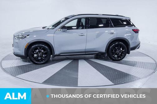 Harbor Gray 2025 INFINITI QX60 Luxe