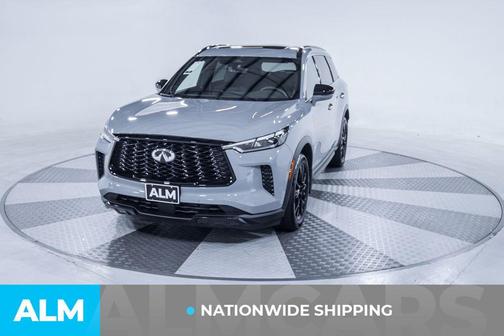 Harbor Gray 2025 INFINITI QX60 Luxe