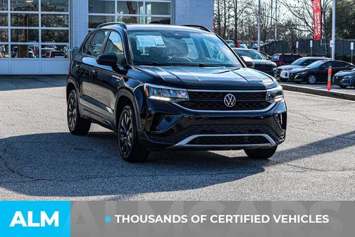 Deep Black Pearl 2024 Volkswagen Taos 1.5T S