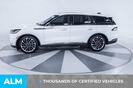 PRISTINE WHITE MET 3C 2025 Lincoln Aviator Reserve AWD