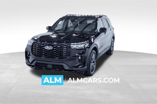 AGATE BLACK METALLIC 2025 Ford Explorer ST-Line