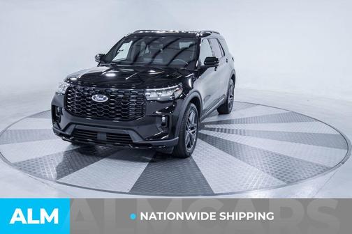 AGATE BLACK METALLIC 2025 Ford Explorer ST-Line