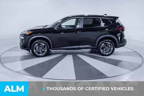 Super Black 2025 Nissan Rogue SV