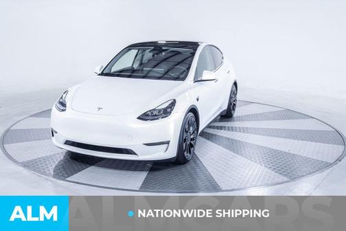 Pearl White Multi-Coat 2023 Tesla Model Y Performance Dual Motor All-Wheel Drive