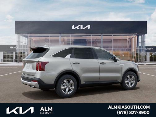 Ivory Silver 2026 Kia Sorento LX
