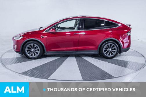 Red Multi-Coat 2018 Tesla Model X 75D
