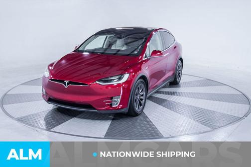 Red Multi-Coat 2018 Tesla Model X 75D