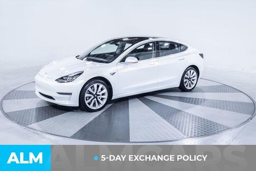 Pearl White Multi-Coat 2018 Tesla Model 3 Long Range