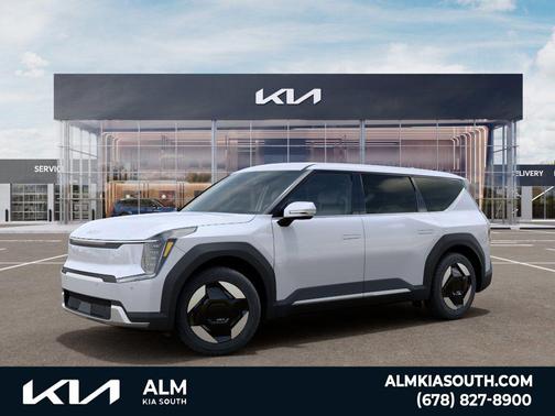 Glacial White Pearl 2026 Kia EV9 Light Long Range