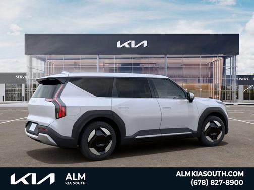 Glacial White Pearl 2026 Kia EV9 Light Long Range