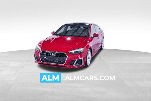 Progressive Red Metallic 2024 Audi A5 Sportback 45 S Line Premium Plus