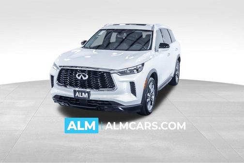 Majestic White 2024 INFINITI QX60 Luxe