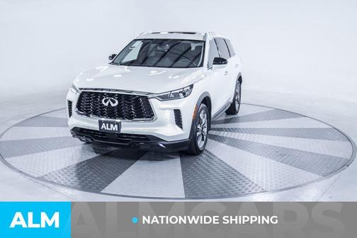 Majestic White 2024 INFINITI QX60 Luxe