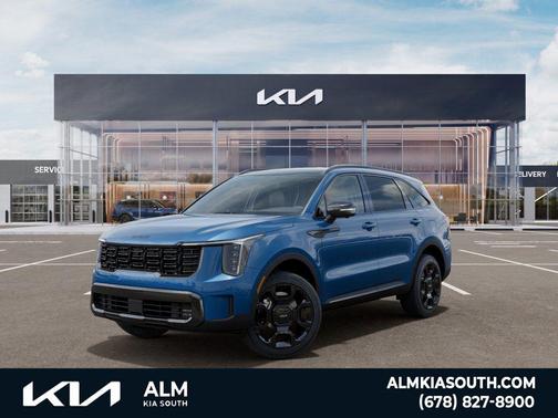 Mineral Blue 2026 Kia Sorento Hybrid SX Prestige