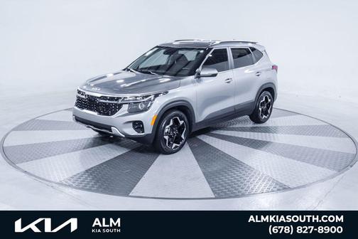 Steel Gray 2025 Kia Seltos EX