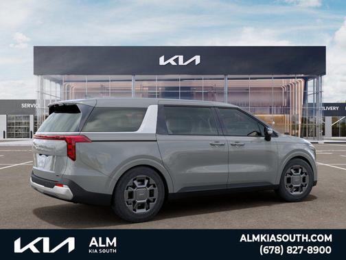 Ceramic Silver 2026 Kia Carnival Hybrid EX
