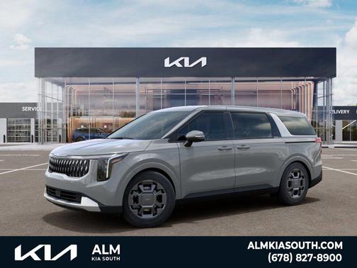 Ceramic Silver 2026 Kia Carnival Hybrid EX