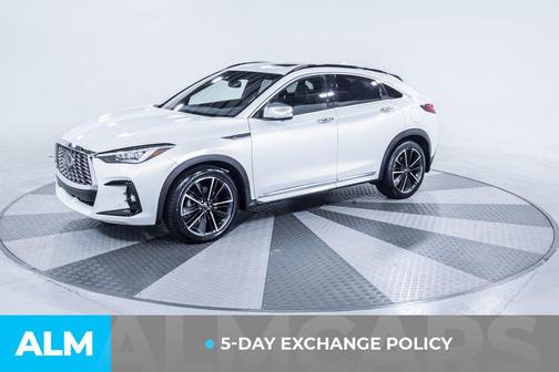 Radiant White 2023 INFINITI QX55 ESSENTIAL