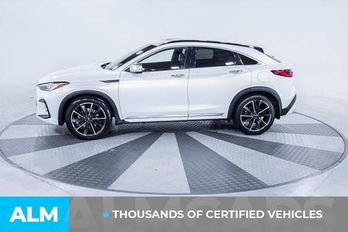 Radiant White 2023 INFINITI QX55 ESSENTIAL