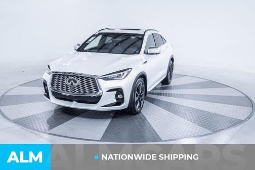 Radiant White 2023 INFINITI QX55 ESSENTIAL