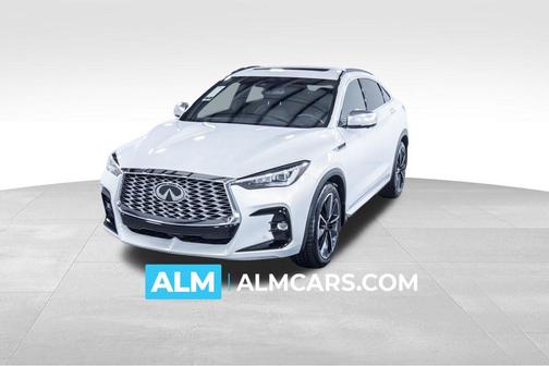 Radiant White 2023 INFINITI QX55 ESSENTIAL